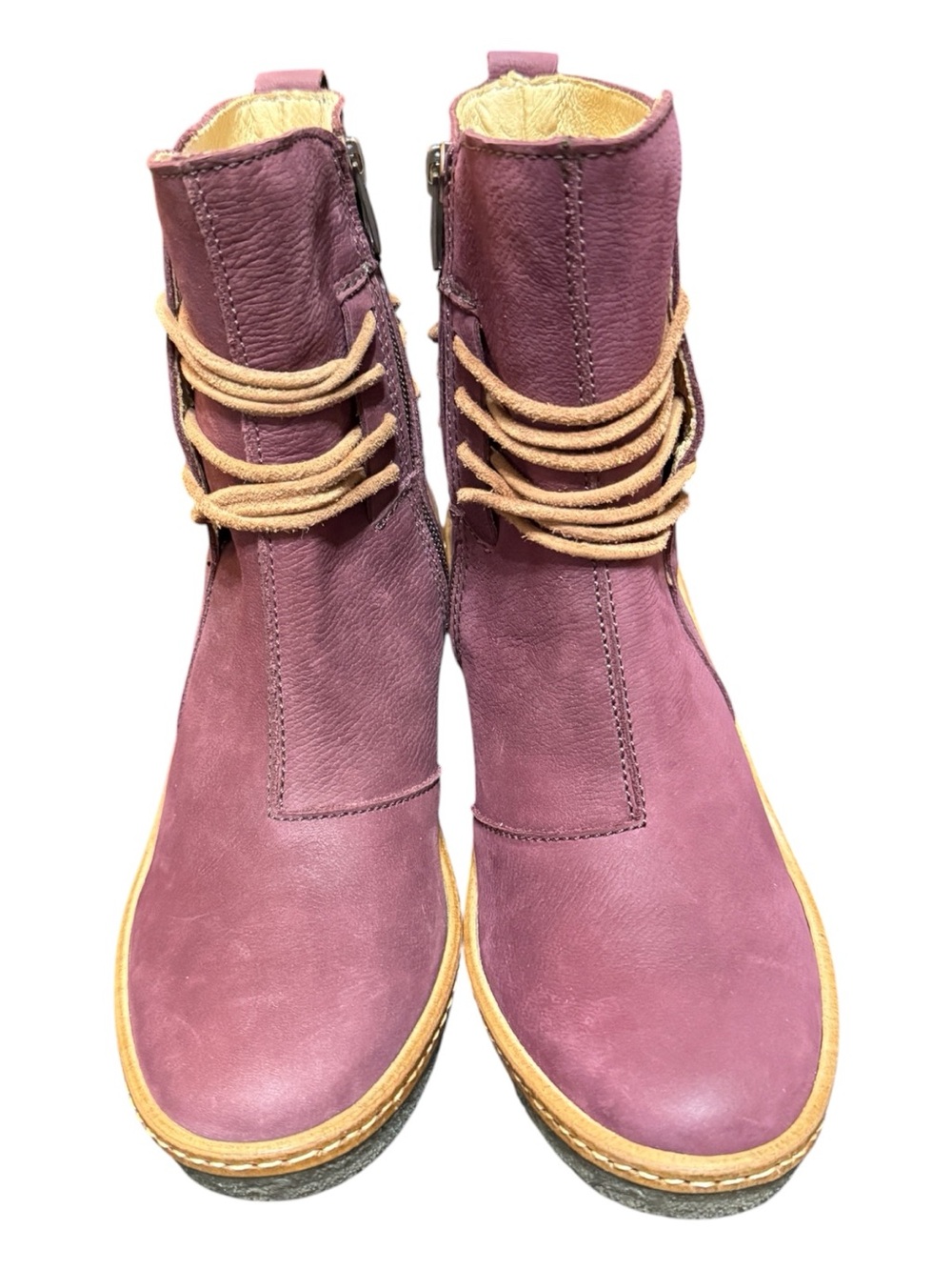 El Naturalista Haya Pleasant Rioja Leather Ankle Boots EU 36 US 5 NIB